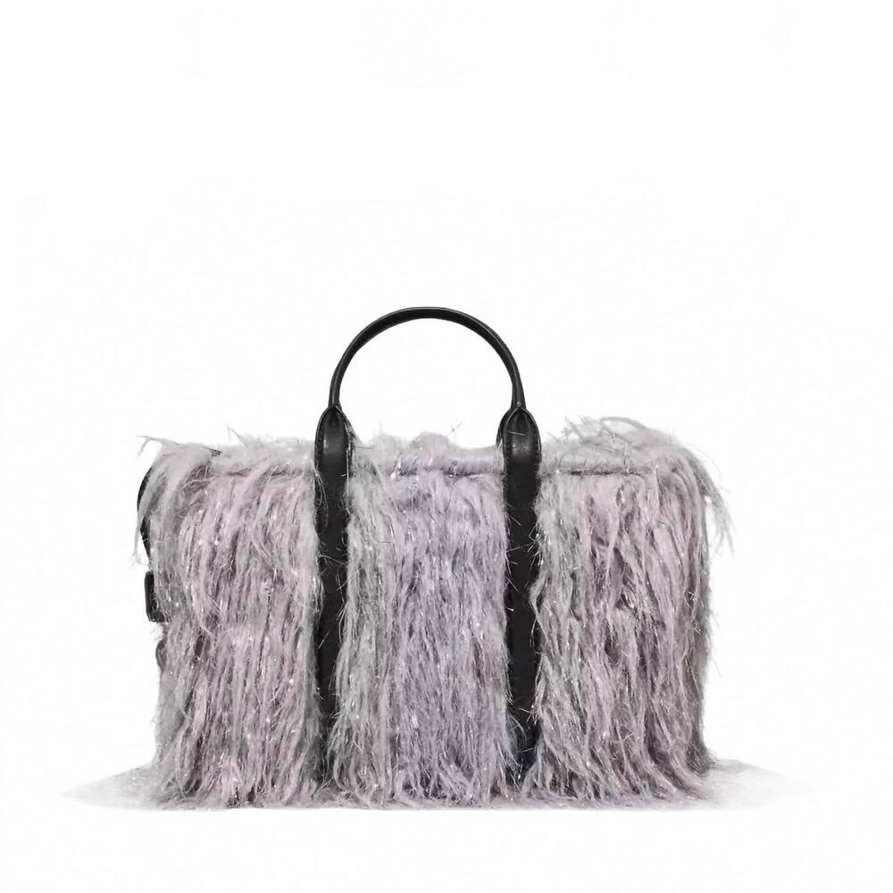 NEW MARC JACOBS women's creature tote bag in silver